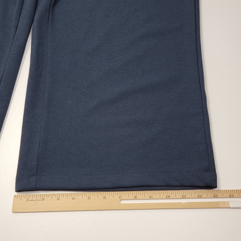 Max Studio Top Navy Blue with thread trim & Wide Leg Trousers Set 3X MSRP $198 - Picture 15 of 16